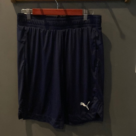 Puma size large drawstring tie shorts great condition no flaws - Picture 1 of 6